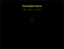 Tablet Screenshot of christopherbecks.com